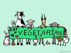 (El vegetarianismo implica abstenerse a comer carnes)